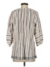Wrap 100% Cotton Ivory 3/4 Sleeve Blouse Size 2 - photo 2