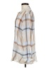 Theory 100% Cotton Plaid Tan Long Sleeve Button-Down Shirt Size M - photo 5