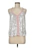 Unbranded Silver Sleeveless Blouse Size M - photo 1