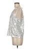 Unbranded Silver Sleeveless Blouse Size M - photo 5
