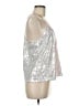 Unbranded Silver Sleeveless Blouse Size M - photo 4
