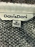 Davi & Dani Floral Gray Pullover Sweater Size M - photo 7
