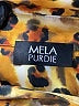 Mela Purdie 100% Polyester Animal Print Gold Long Sleeve Blouse Size S - photo 7