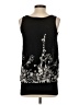 H&M 100% Viscose Black Sleeveless Blouse Size S - photo 2