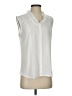 Assorted Brands 100% Polyester White Sleeveless Blouse Size S - photo 1