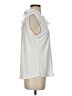 Assorted Brands 100% Polyester White Sleeveless Blouse Size S - photo 4