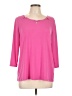 Ellen Tracy Pink 3/4 Sleeve Top Size L - photo 1