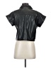 Mi ami Metallic Black Short Sleeve Blouse Size XS - photo 2