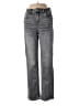 Risen Chevron-herringbone Gray Jeans Size 26 waist - photo 1