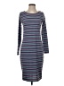 Lularoe Stripes Gray Casual Dress Size S - photo 1