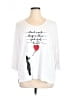 Assorted Brands White 3/4 Sleeve Top Size 1X (estimated) - photo 1