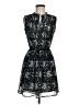 H&M 100% Polyester Paisley Black Cocktail Dress Size 8 - photo 1