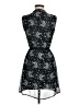 H&M 100% Polyester Paisley Black Cocktail Dress Size 8 - photo 2