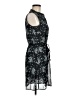 H&M 100% Polyester Paisley Black Cocktail Dress Size 8 - photo 4