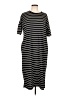 Bombom Stripes Black Casual Dress Size L - photo 1