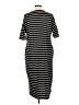 Bombom Stripes Black Casual Dress Size L - photo 2