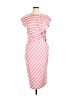 Unbranded 100% Polyester Stripes Pink Cocktail Dress Size XL - photo 1