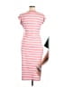 Unbranded 100% Polyester Stripes Pink Cocktail Dress Size XL - photo 2