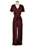 Rails Polka Dots Burgundy Jumpsuit Size S - photo 1