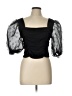 ASOS Design Black Short Sleeve Top Size 10 - photo 1