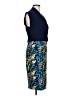 Leota Graphic Blue Cocktail Dress Size L - photo 4