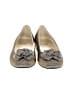 Stuart Weitzman Tweed Gray Gold Flats Size 9 (wide) - photo 2