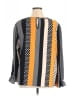 Unbranded 100% Polyester Orange Long Sleeve Blouse Size XL (estimated) - photo 2