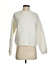 Zara Chevron-herringbone White Pullover Sweater Size S - photo 1