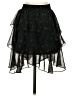 BB Dakota 100% Polyester Stars Black Formal Skirt Size S - photo 1