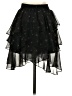 BB Dakota 100% Polyester Stars Black Formal Skirt Size S - photo 2