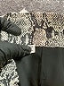 A.L.C. 100% Silk Paisley Gray Black Silk Skirt Size 0 - photo 3