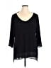 Belldini Black 3/4 Sleeve Blouse Size XL - photo 1