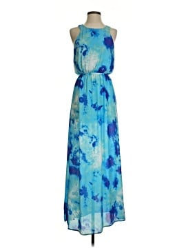slim fit dress slacks Farm Rio Long Sleeve Ruffled Maxi Dress main image 0