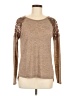 Ya Los Angeles Metallic Brown Pullover Sweater Size M - photo 1