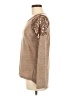 Ya Los Angeles Metallic Brown Pullover Sweater Size M - photo 5