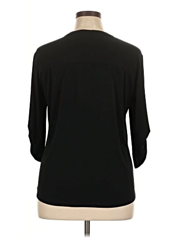 Ellen Tracy 3/4 Sleeve Button-Down Shirt (view 2)