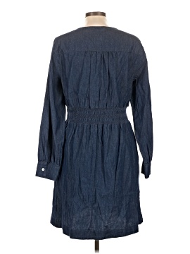 emma and michele blue dress The Emma Dress in Chambray Blue Baroque 2 / Chambray Blue Baroque main image 1