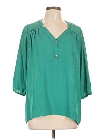 Whisper 3/4 Sleeve Blouse (view 1)