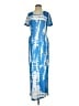 Unbranded Tie-dye Blue Casual Dress Size XS - photo 1
