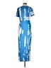 Unbranded Tie-dye Blue Casual Dress Size XS - photo 2