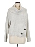 Yet Again Silver Turtleneck Sweater Size M - photo 1