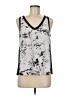 Peyton Jensen 100% Polyester Silver Sleeveless Top Size M - photo 1