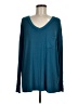 Blumin Teal Long Sleeve Top Size M - photo 1