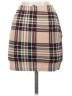 Shein Plaid Brown Casual Skirt Size 2 - photo 2