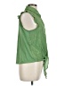 Parallel Skies Green Sleeveless Button-Down Shirt Size L - photo 4