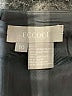 Eccoci Solid Black Formal Skirt Size 10 - photo 4