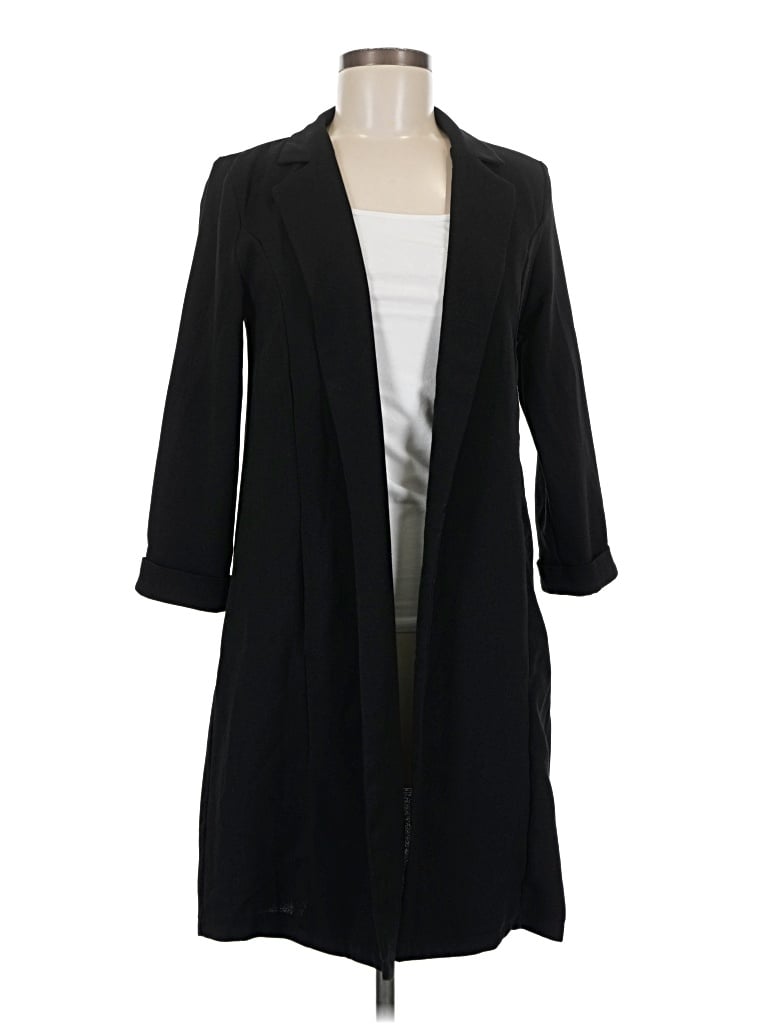 Pre-owned Mine Coat In Black