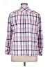 Talbots 100% Cotton Checkered-gingham Pink Long Sleeve Button-Down Shirt Size XL - photo 2