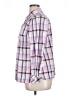 Talbots 100% Cotton Checkered-gingham Pink Long Sleeve Button-Down Shirt Size XL - photo 5