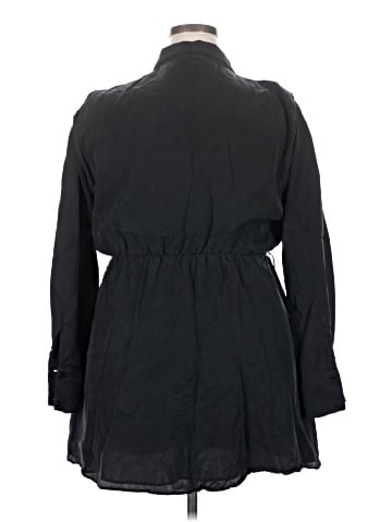 Zara 3/4 Sleeve Button-Down Shirt (view 2)